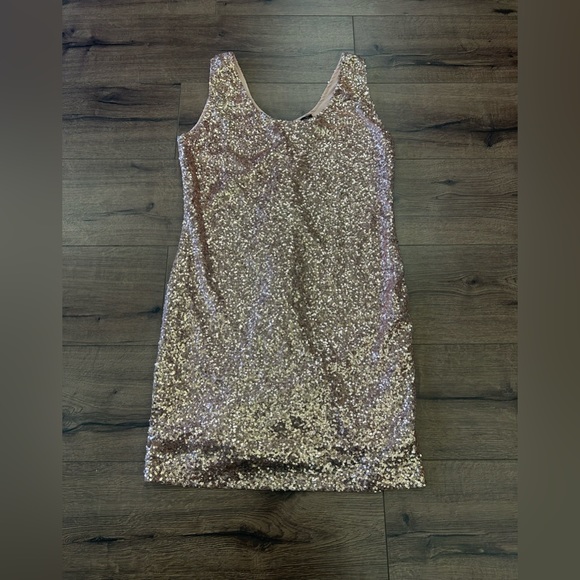 RUE 21 SEQUINED DRESS SLEEVELESS mini FULLY LINED BACK ZIPPER SIZE XL - Picture 8 of 9